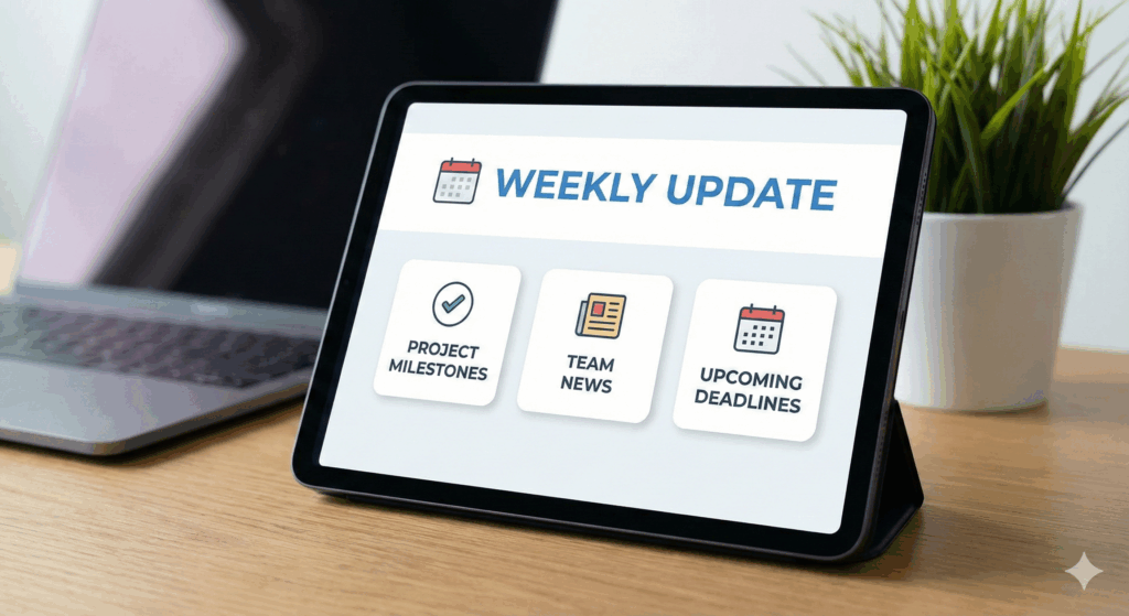 Decorative image for the weekly update