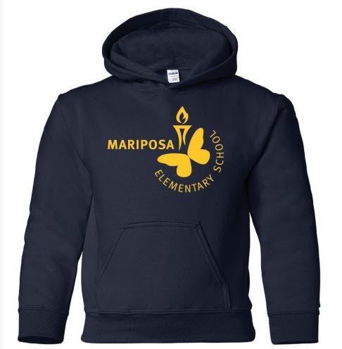Yellow Hoodie with Mariposa Logo