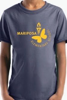Blue T-Shirt with Mariposa Logo